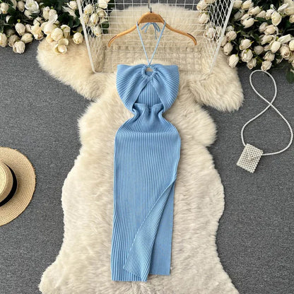 Knitted Halter Dress