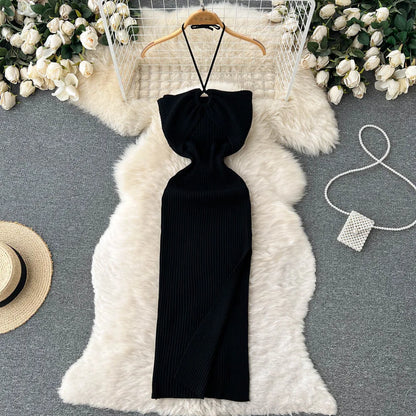 Knitted Halter Dress